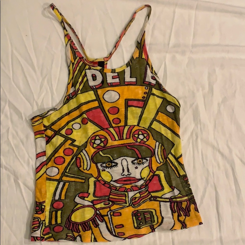 COPY - Pop art racer back tank top